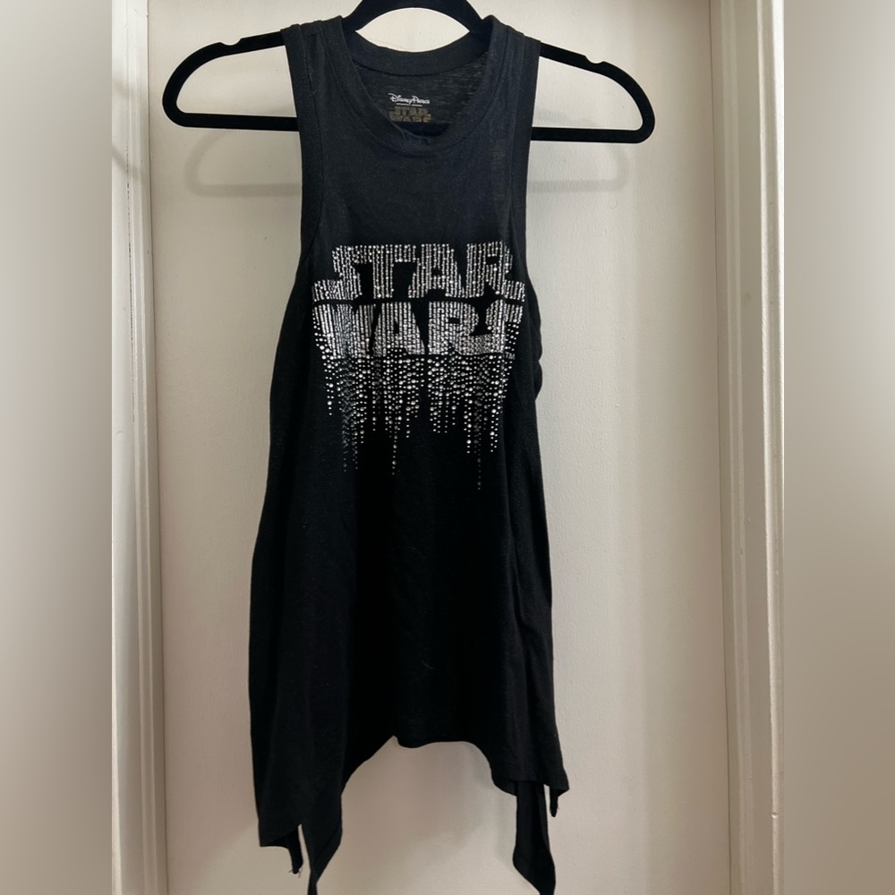 Star Wars rhinestone sleeveless blouse